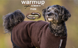 DRYUP Hundemantel Warmup-Cape CLASSIC Mini, brown