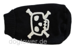 Wolters Strick-Hundepullover Totenkopf